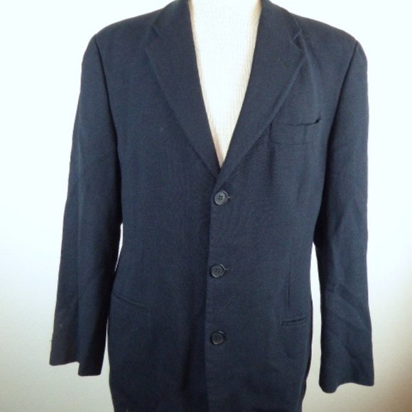 Vintage Emporio Armani navy blue blazer i50 40r
